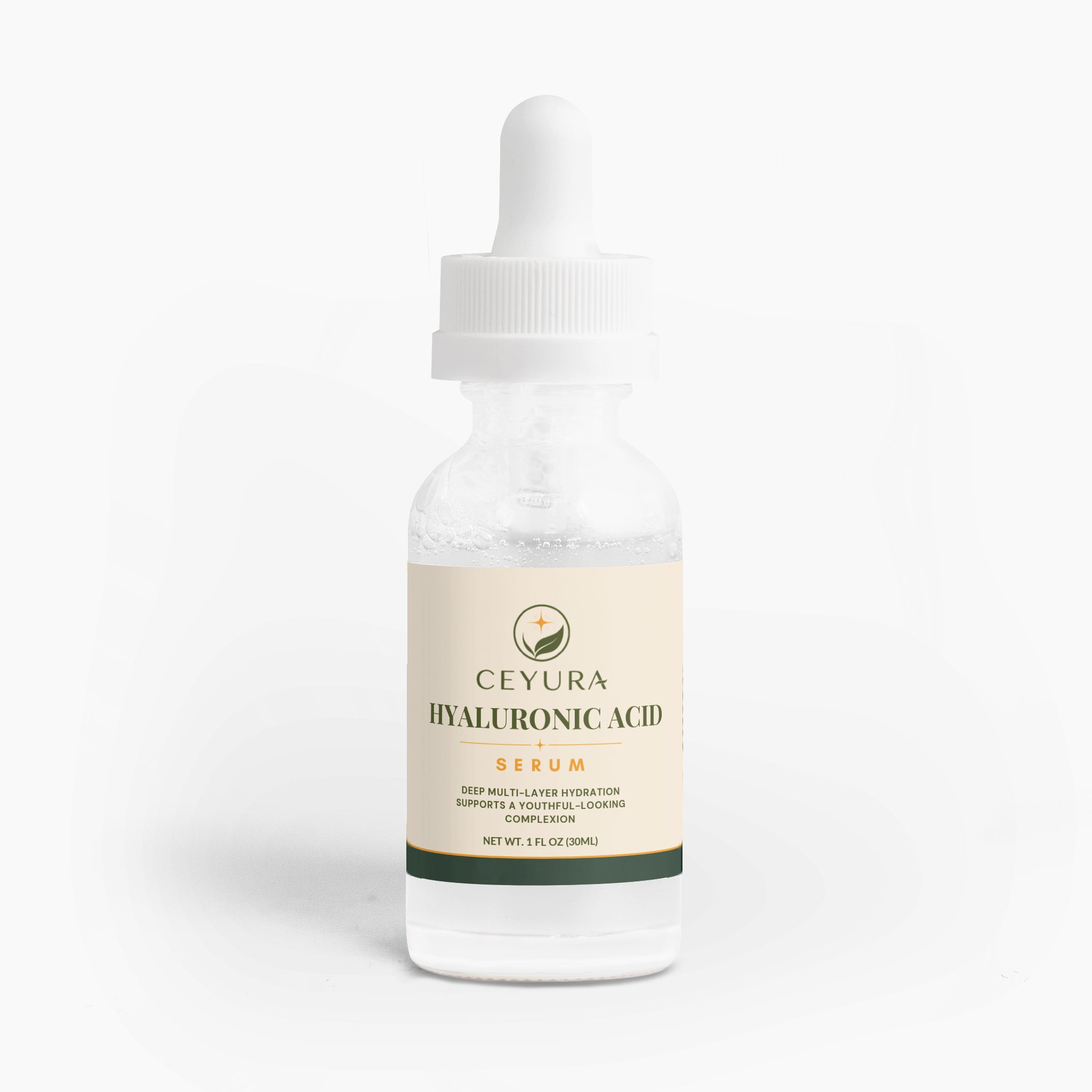 Sérum d'acide hyaluronique Ceyura – Hydratation profonde multi-couches