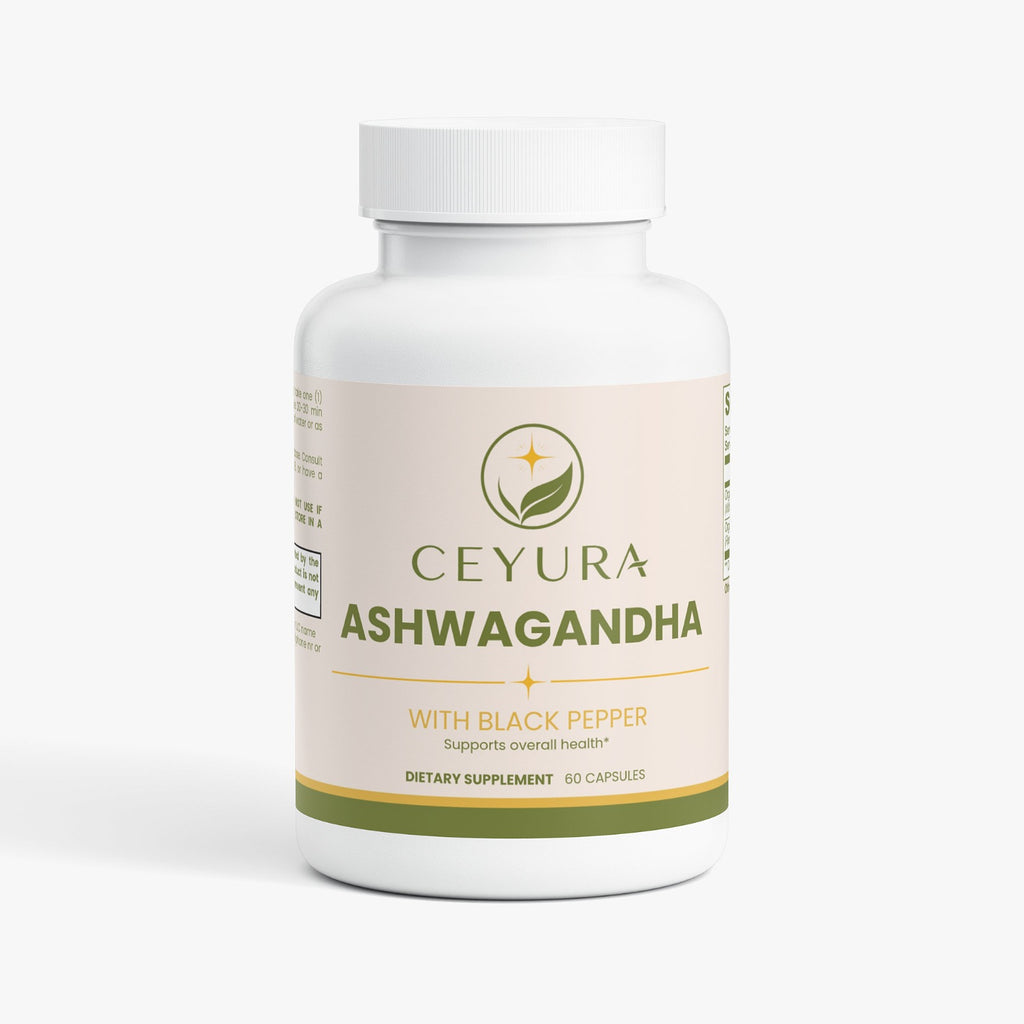 Ceyura Ashwagandha with Black Pepper - 60 Capsules